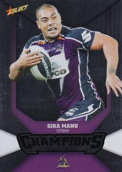 2011 NRL Champions - Silver Parallel #SP85 Sika Manu Front